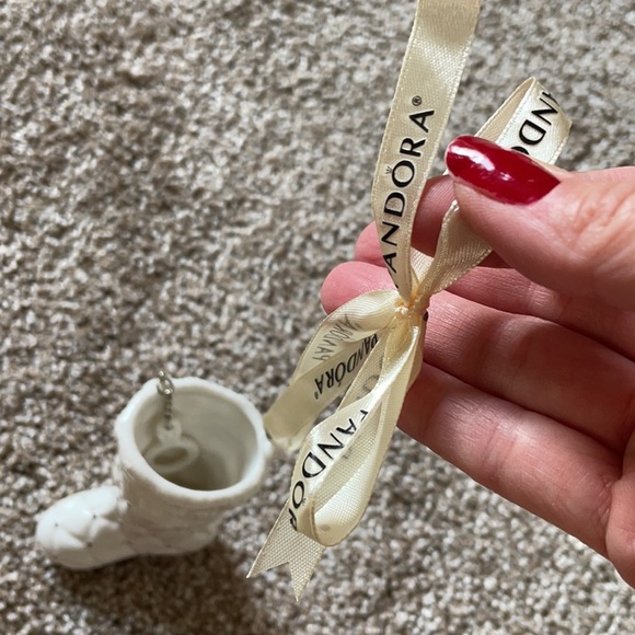 NIB Pandora 2012 Christmas stocking ornament keychain - Picture 5 of 14